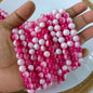Milky Crackle Beads 8mm (95- 100 beads)