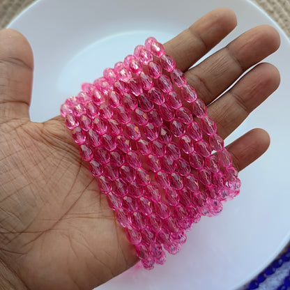 Drop Crystal Beads/Size-6*8(1 String)