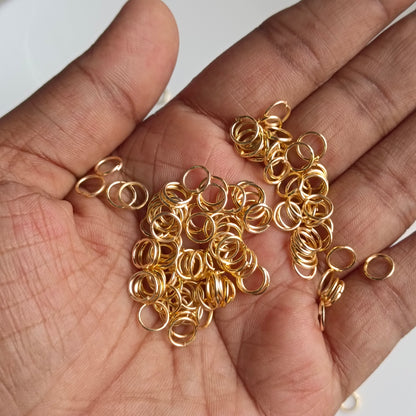Anti-Tarnish Jump rings Micro Plated(5 Grams)