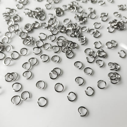 Stainless Steel Jump Rings 5 Grams)