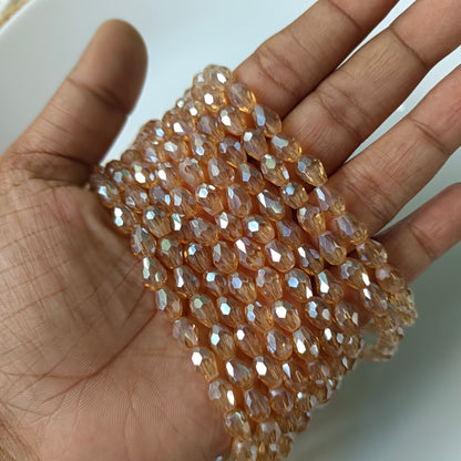 Golden Oval Crystal (1 string)