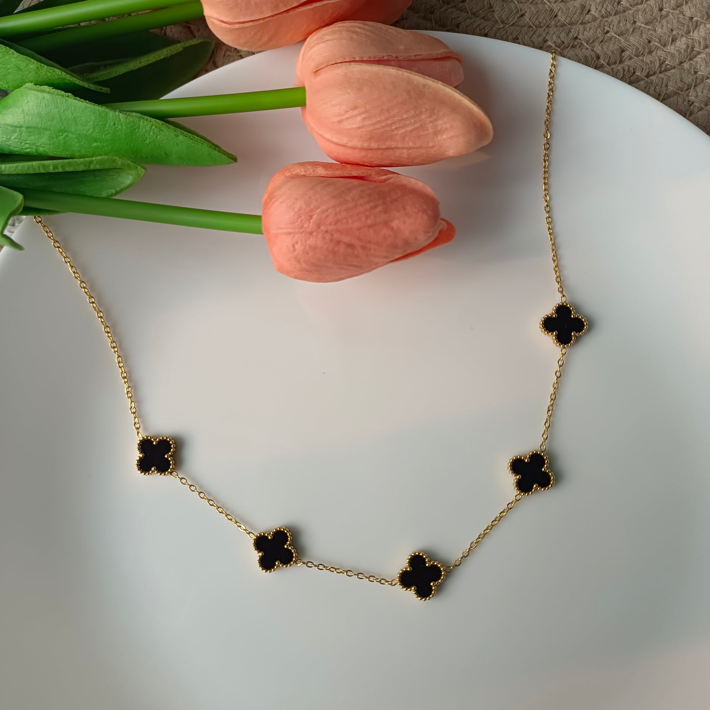 Trending Vancleef Neckchain Reversible Pendents