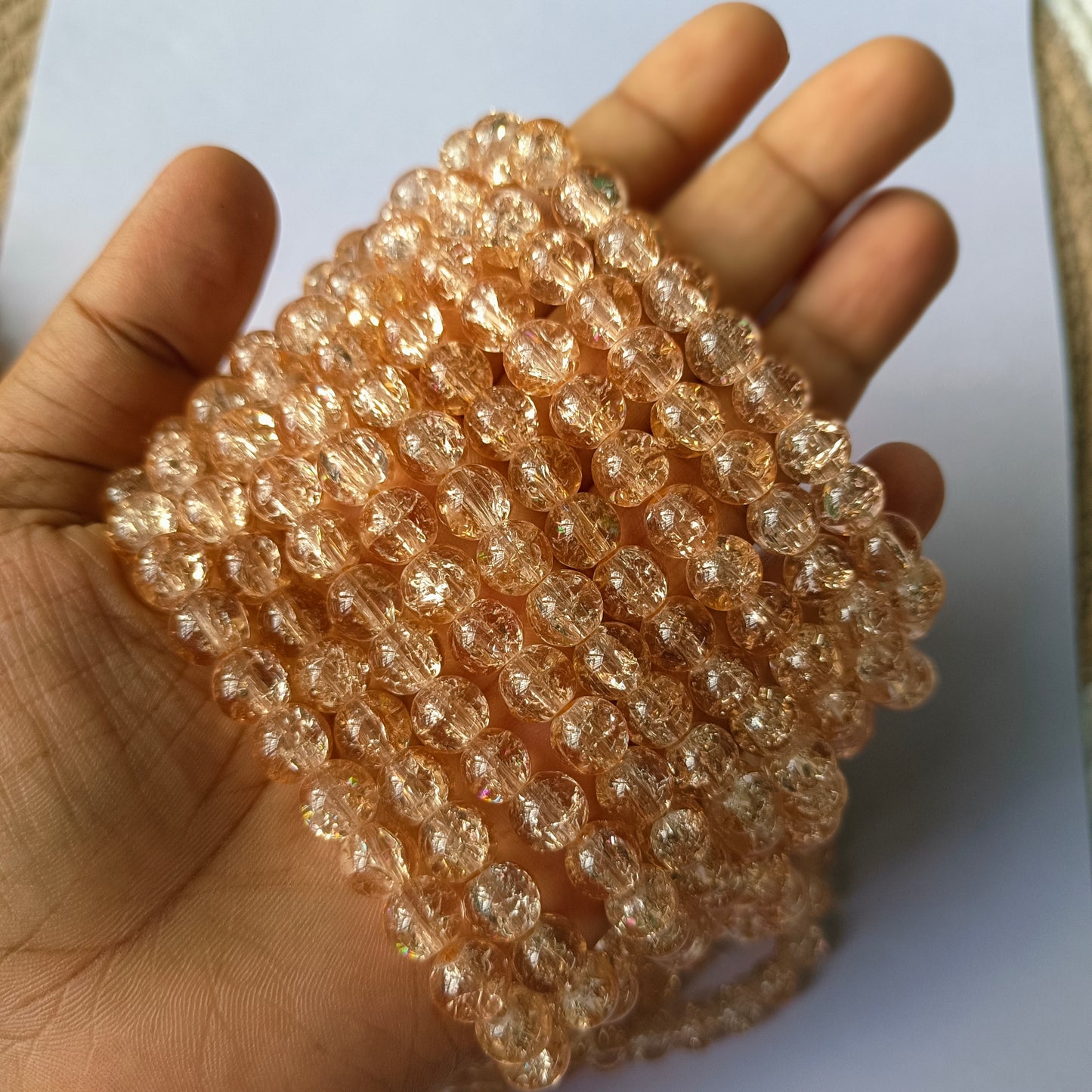 Crackle Beads 8mm(95 -100 beads apx)