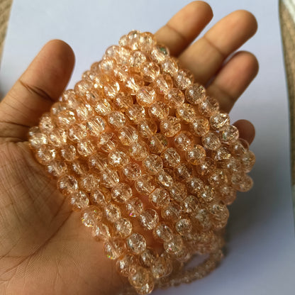 Crackle Beads 8mm(95 -100 beads apx)