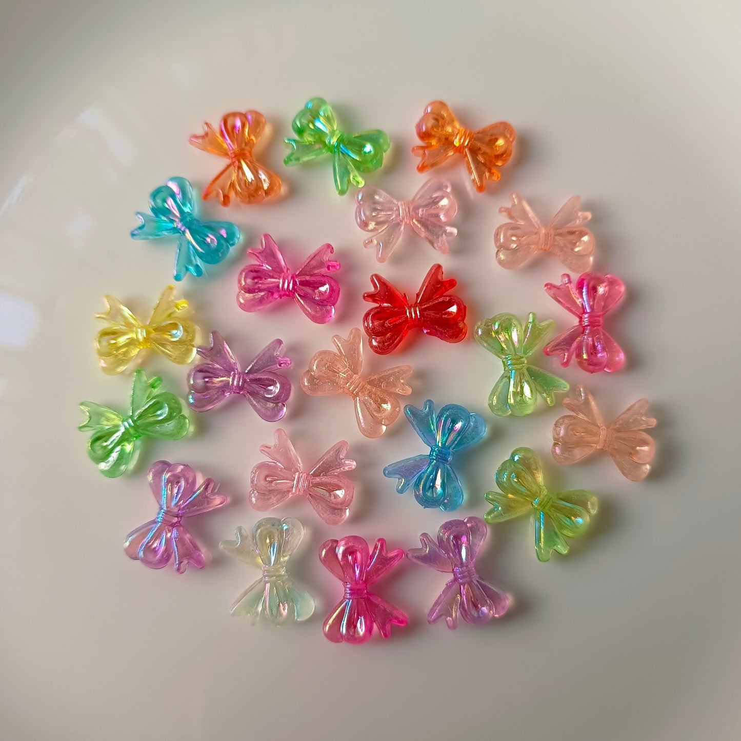 Rainbow Glitter Bows(10 Grams)