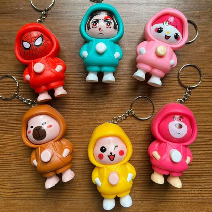 Face Changing Toy Keychain