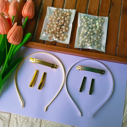 Pearl Hair Accessories Combo Kit