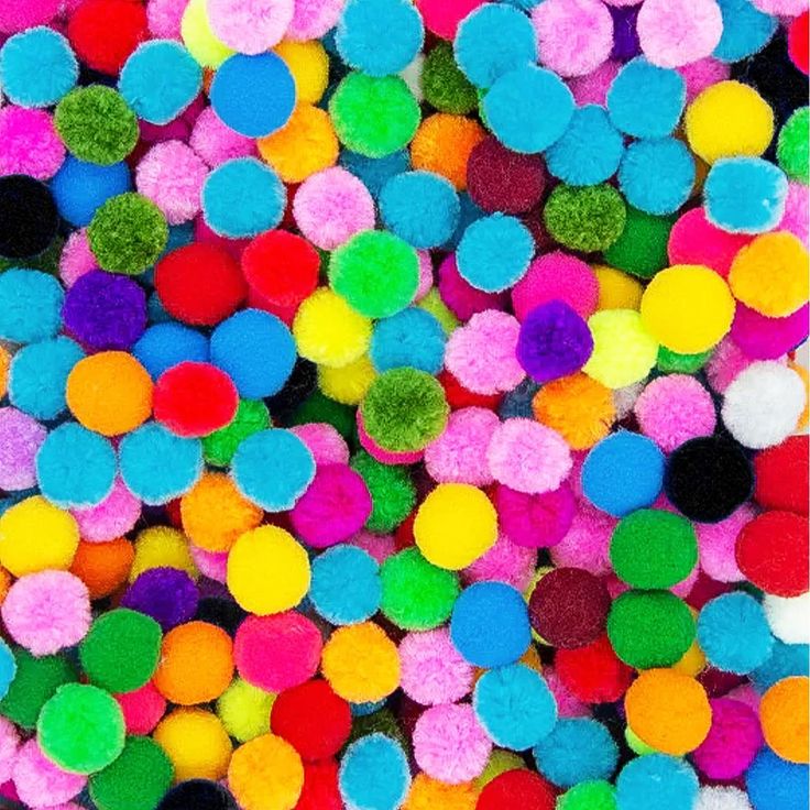 Colourful Pompoms