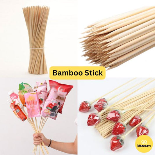 Bamboo Sticks For Bouquet(50 Pieces)