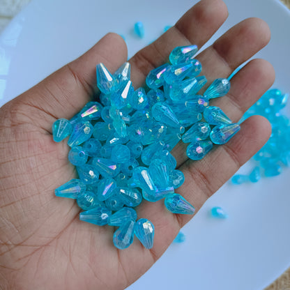 Teardrop Crystal beads (20 grams)