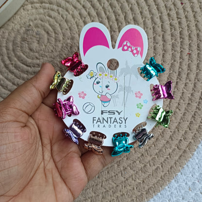 Metallic Mini Butterfly Claws(10 Pieces)