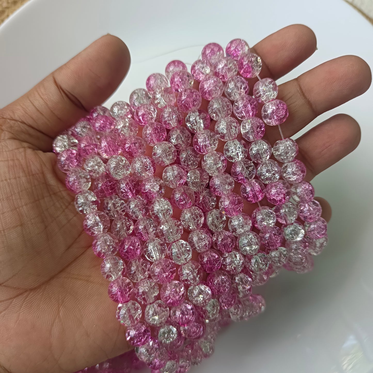 Crackle Beads8mm(95-100beads)