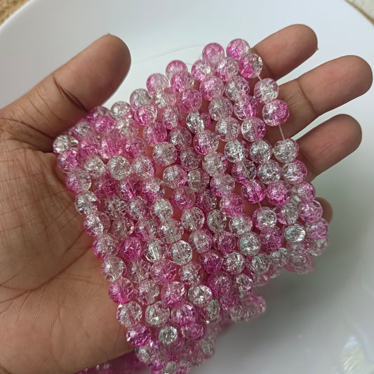 Crackle Beads8mm(95-100beads)