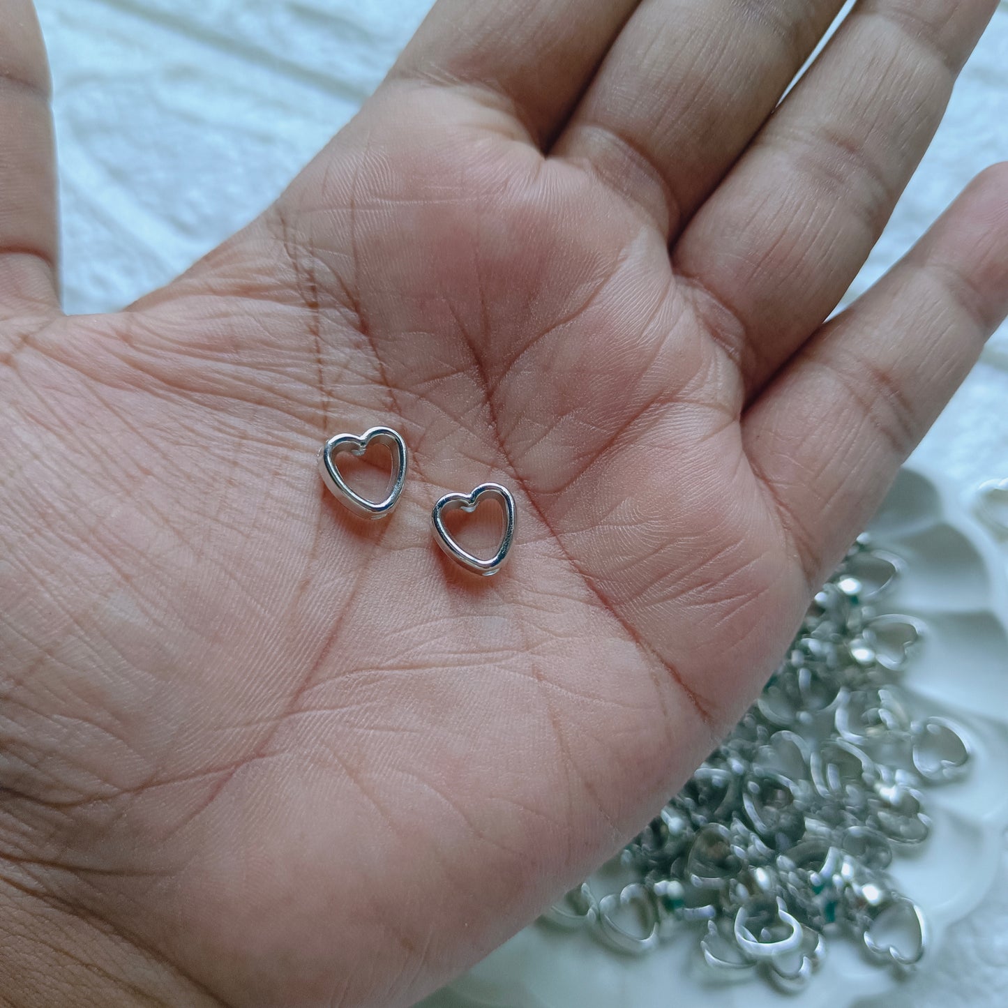 Heart spacer( 40 pieces)