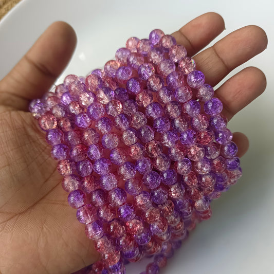 Crackle Beads8mm(95-100beads)