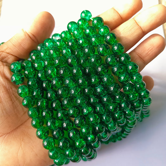 Crackle Beads 8mm(95 -100 beads apx)