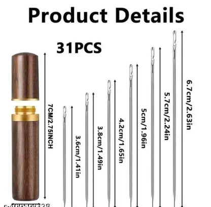 Needles set(30 pieces) With Wooden Case