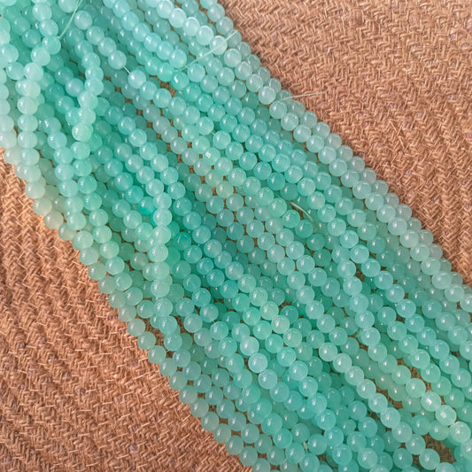 Glass Beads Mint Green