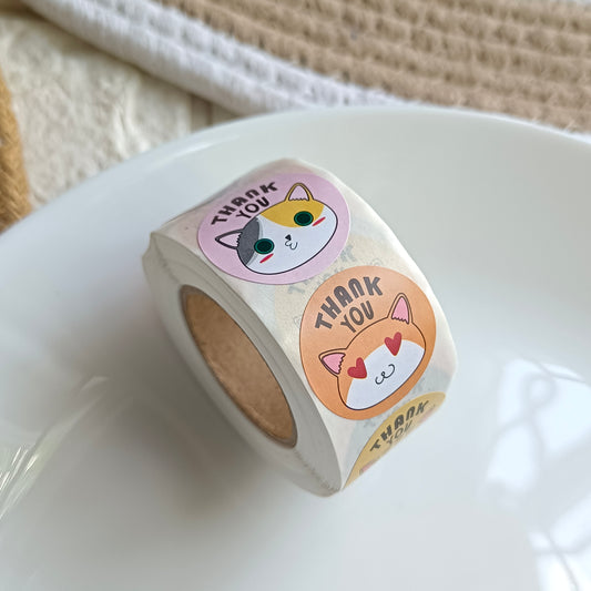 Thankyou Stickers(500 Pieces)