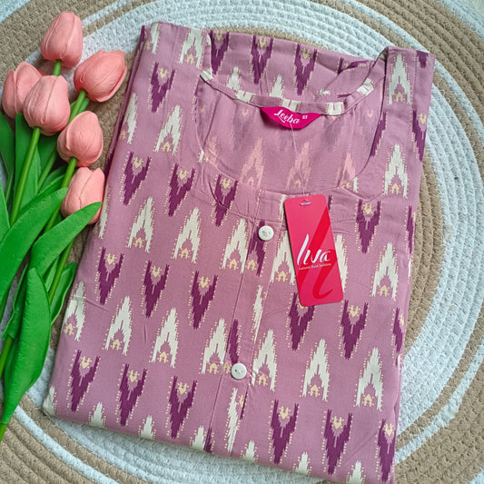 Leeba Side Open Kurti(Small Size)