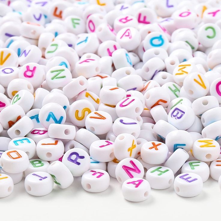 Alphabet beads