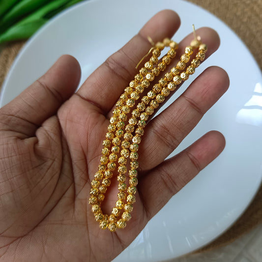Anti Tarnish Bindi Beads 4mm( 95 apx)