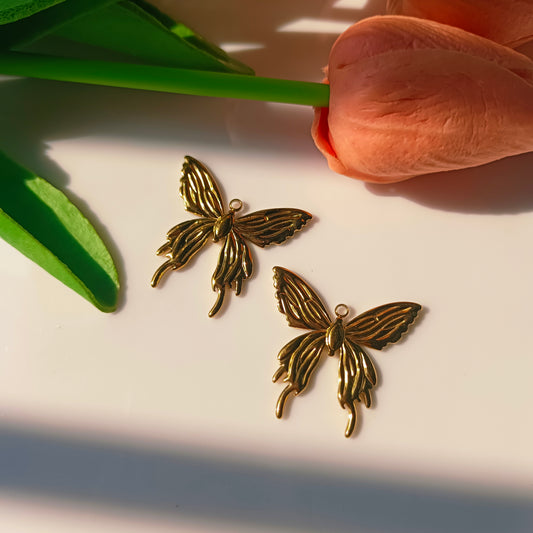 Stainless Steel Butterfly Pendent