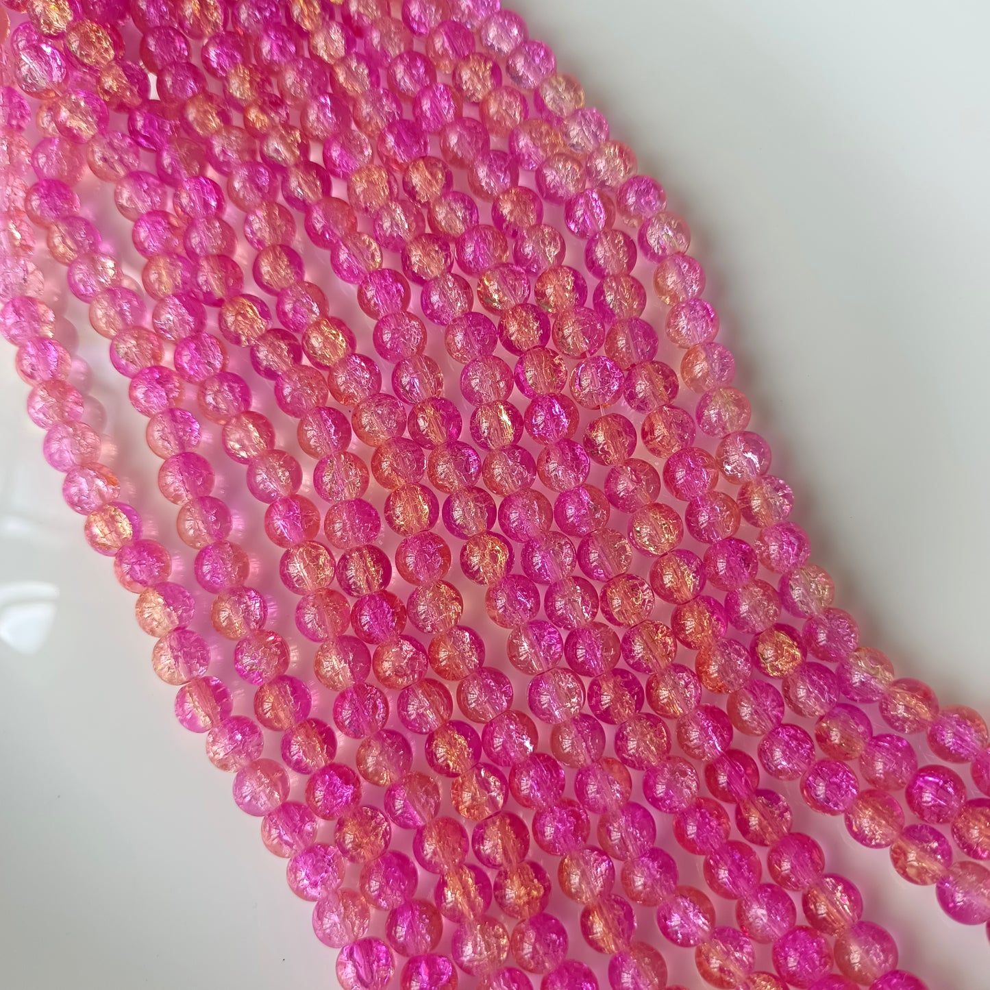 Crackle Beads8mm(95-100beads)
