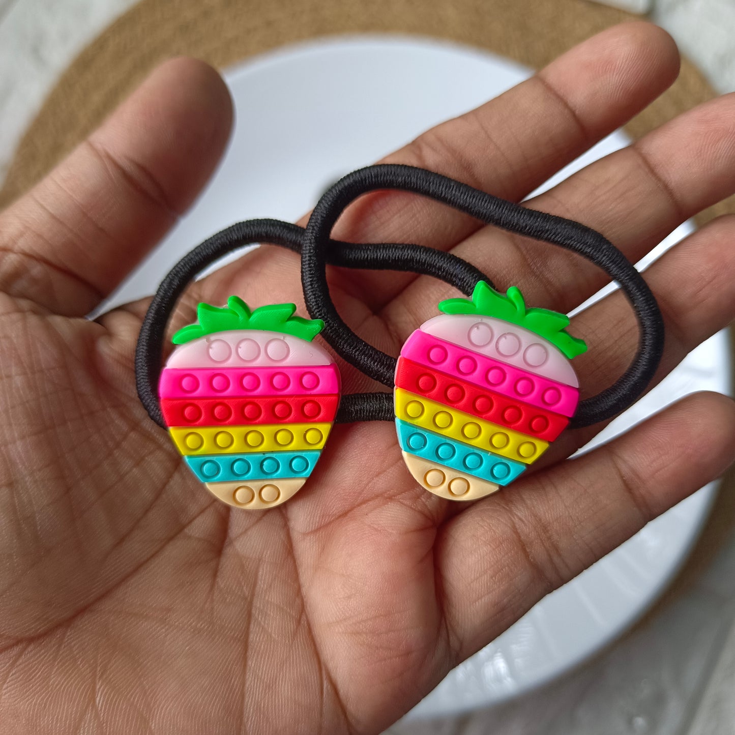 Cute Rubber Bands(1 Pair)