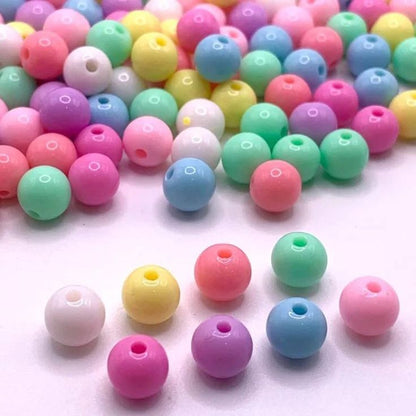 Multi Colour Beads 8mm (20 Grams)