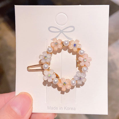 Sweetheart Floral Clips