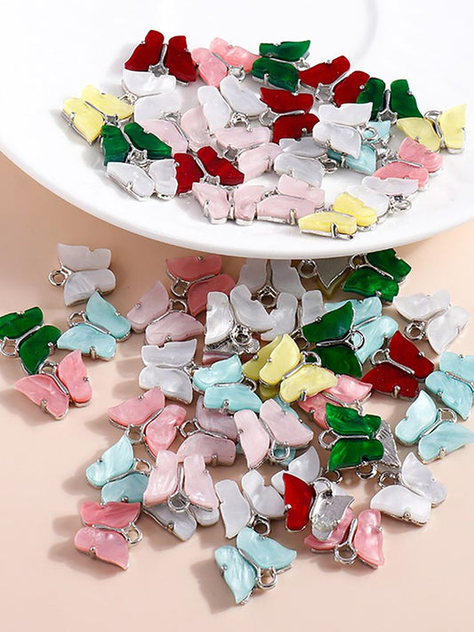 Butterfly charms (50 Pieces Mix)