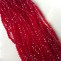 Crystal Beads Maroon 6mm