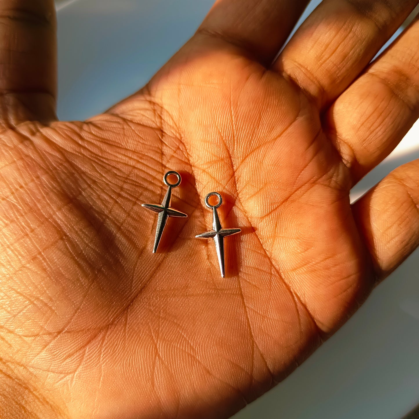 Dagger Cross Charms (3 Pieces)