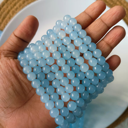 Glass Beads 8mm ( 95 - 100 beads)