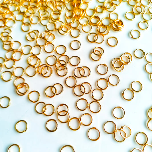 Anti-Tarnish Jump rings Micro Plated(5 Grams)