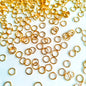 Anti-Tarnish Jump rings Micro Plated(5 Grams)