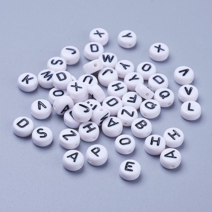 Alphabet beads