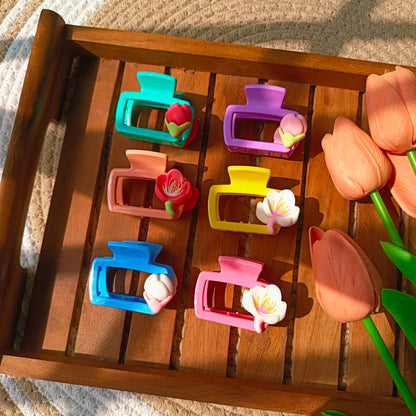 Spring Blossom Claw Clips