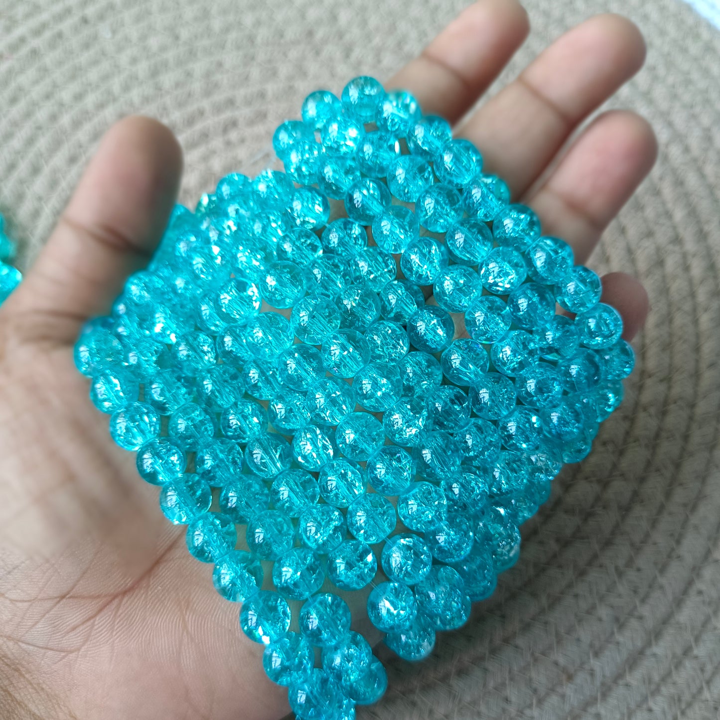 Crackle Beads 8mm(95 -100 beads apx) no-26