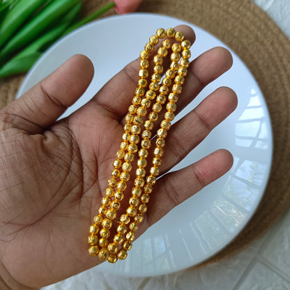 Anti Tarnish Bindi Beads 6mm(50 Beads)