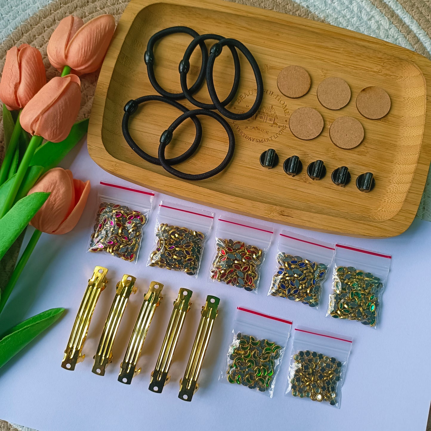 Kundan Stones Combo Kit