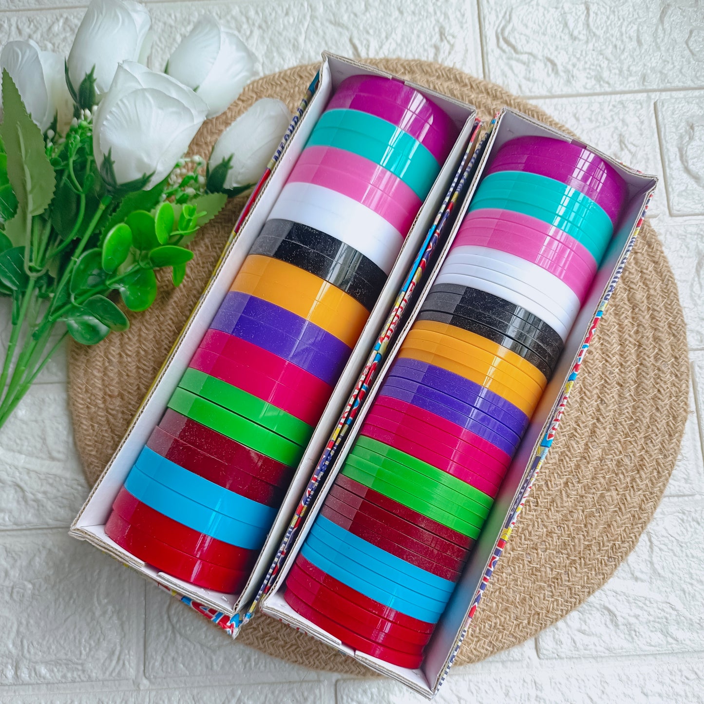 Plastic Bangles Flat 2*4