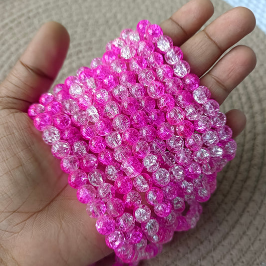 Crackle Beads 8mm(95 -100 beads apx)