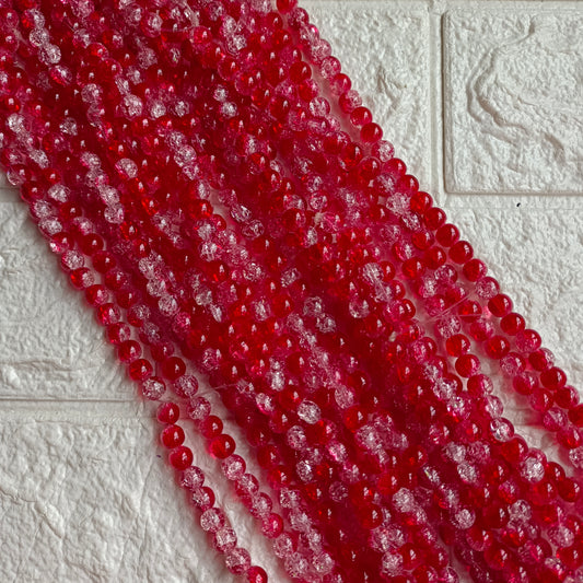 Dual Crackle Beads