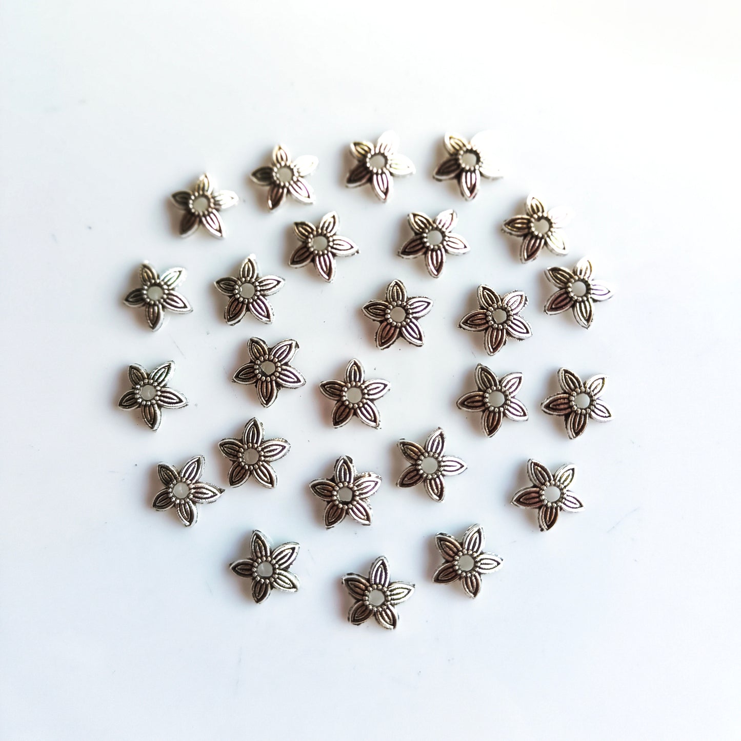 Metal Beads Cap(10 pieces)