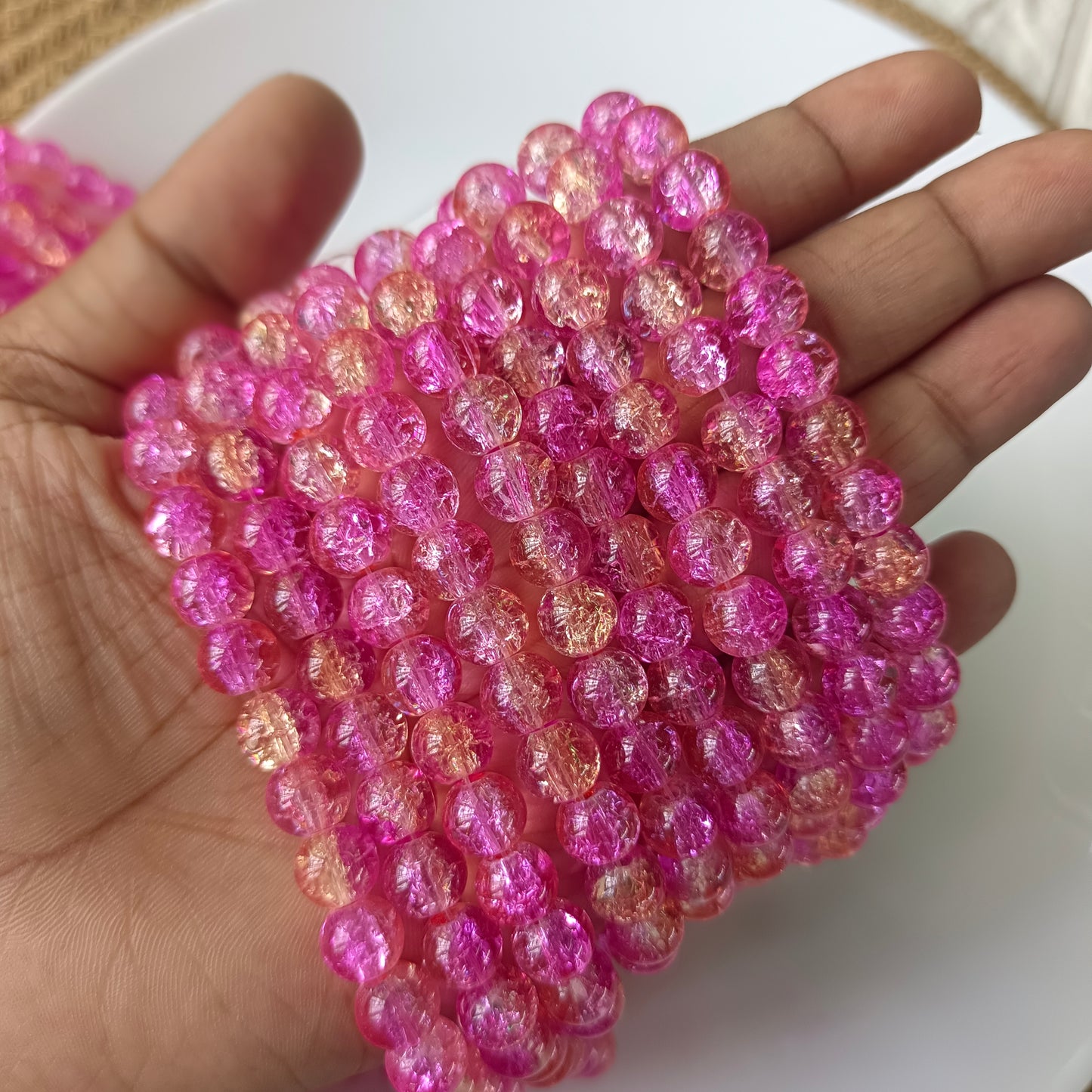 Crackle Beads8mm(95-100beads)