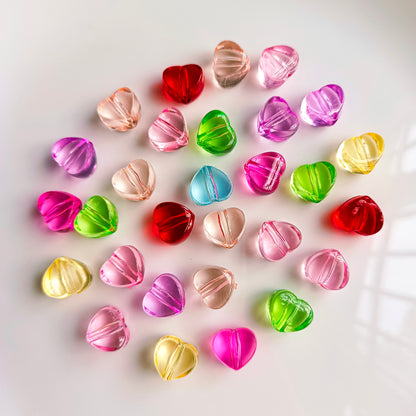 Premium Glossy Hearts(15 Gram)