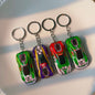 Pull back Car Keychain Metal Body