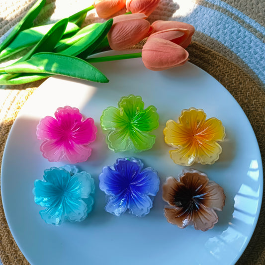 Hibiscus Flower Claw Medium Size